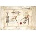 Corkscrew, Bottle Opener & Wine Theme Set of 6 Placemats (Coated Plastic) French design