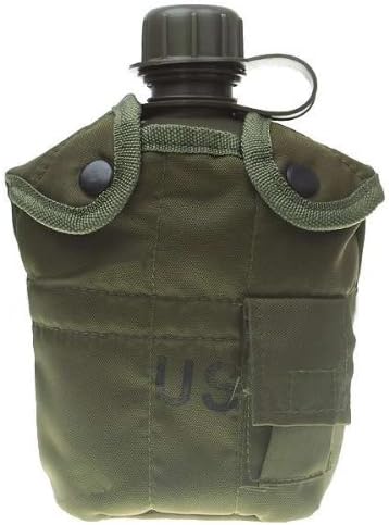 Foocc Outdoor Sports PVC Cloth Housing Water Bottle 1 Liter