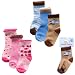Luvable Friends Fashion Socks for Baby, 3 Pack, Blue