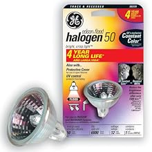 GE Lighting 21457 50-Watt Edison Halogen Floodlight MR16 Light Bulb