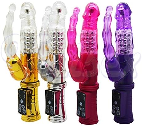 Slumdrunk 4 Modes Vibration & Rotation Dual Points Stimulating Rabbit Vibrators Anal Toys