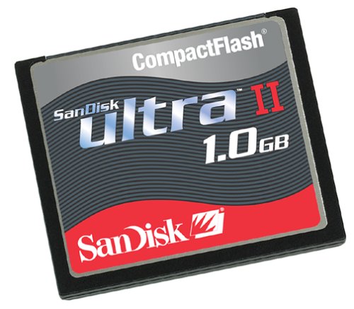 SanDisk SDCFH-1024-901 1 GB Ultra II CompactFlash Card (Retail Package)