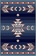 Southwestern Area Rug, Home Dynamix Premium 4'x5' Country Blue