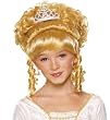 Blonde Up-Do Wig with Tiara - Child Std.