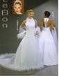 Lebon Bridal Couture #A351T White Size 16 Formal Bridal Gown Wedding Dress