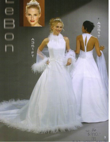 Lebon Bridal Couture White Size 16 Formal Bridal Gown Wedding Dress