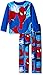 Marvel Boys' Big Boys' Spiderman 2-Piece Fleece Pajama Set, Blue, 8