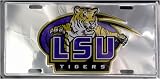 lp - 983 LSU Louisiana State University Chrome License Plate - 50094