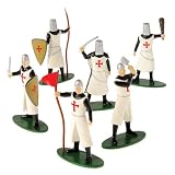 12 DELUXE TOY KNIGHT MEDIEVAL - CRUSADER PLAY FIGURESIMAGE