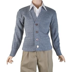 V-Neck Long Sleeve Cardigan (Sizes 4-7)