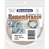 Beadalon (1-Pack) Remembrance Memory Wire Round Bracelet Bright 1 oz (28.35 g) appx 75 coils/pack JMBT-1Z-1P