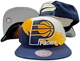 Indiana Pacers Snapback Adjustable Plastic Snap Mitchell & Ness Hat / Cap