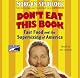 Don't Eat This Book: Fast Food and the Supersizing of America