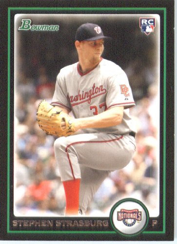 2010 Bowman Draft Picks Baseball Rookie Card #BDP1 Stephen Strasburg Washington Nationals