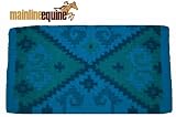 Mayatex Chaparral NZ Wool Saddle Blanket Blue/Teal