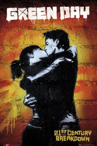 1art1 44985 Green Day - 21st Century Break-Down Poster (91 x 61 cm) Preisvergleich