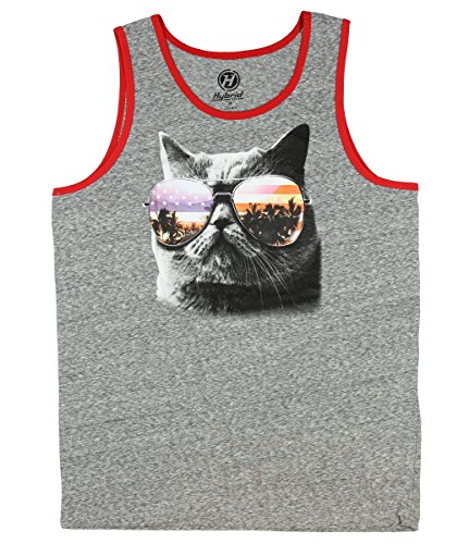 Kitty Cat in Sunglasses Graphic Tank Top