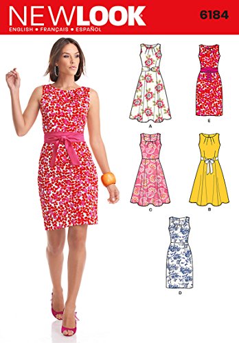 Simplicity Creative Patterns New Look 6184 Misses' Dresses, A (8-10-12-14-16-18)