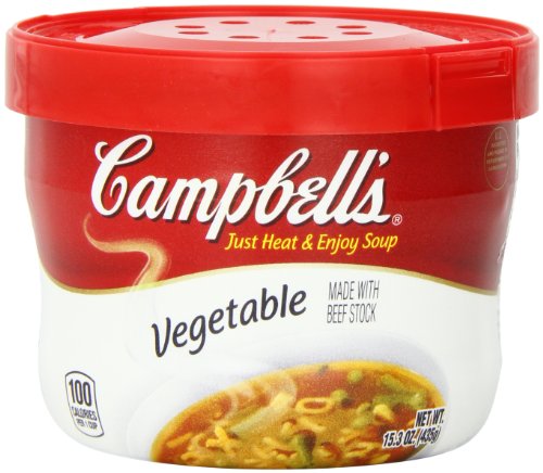 Campbell s Vegetable Soup 15 4 Ounce Microwavable Bowls Pack of 8B0029TJTH0
