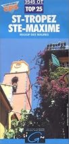 Carte de randonn&eacute;e : St-Tropez - Ste-Maxime