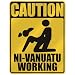  CAUTION : NI-VANUATU WORKING  PARKING SIGN VANUATU