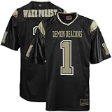 Wake Forest Demon Deacons #1 Juvenile Black Rivalry Football Jersey