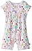 Zutano Baby-Girls Newborn Giardini Cap Sleeve Romper