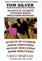 TOM SILVER HYPNOTIST SECRETS OF ULTIMATE HYPNOSIS SHOCK INDUCTIONS REVEALED 2 DVD SET