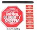 Electronics : Trademark 72-52387 GE Security Yard Sign with Stake and 5 Window Stickers