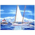 Down Maine Cruising Canvas Wall Décor