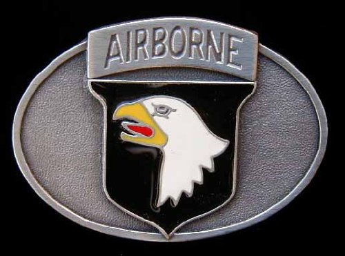 Airborne Colored Belt Buckle