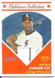 Jermaine Dye 2008 Topps Heritage Clubhouse Collection Jersey Card #JD Chicago White Sox