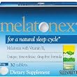 Sun Source Melatonex Melatonin with Vitamin B6 Tablets, 30 Count