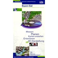 Top50 Bayern. Mit Digitalem Gel�ndemodell. 3D-Darstellung: S�d