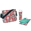 Kalencom Red Zinnia Ozz Coated Diaper Bag