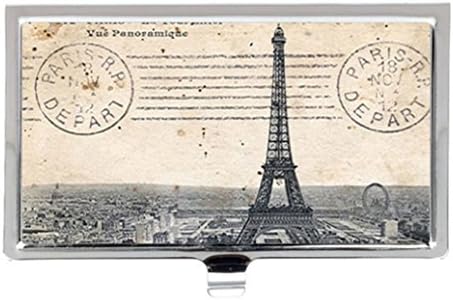 Art Print Eiffel Tower Paris Custom New Fashion Business Name Card Holder Stainless Steel Case - From Yesir Man GIFT