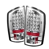 06-08 Dodge Ram Led Taillights - Chrome 