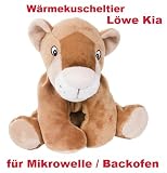 Greenlife BEDDY BEAR Wärmestofftier / Wärmflasche / Kühlkissen Löwe für Mikrowelle / Backofen- mit Lavendelduft