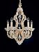 Schonbek Zade Collection Gold Tone Chandelier