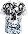Code of Silence 'Skull Nation' Mens 100% Cotton T-Shirt in Choice of Colors