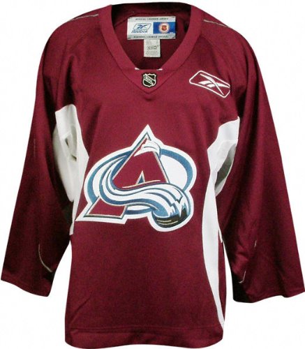 Buy Colorado Avalanche Burgundy Platinum Practice Jersey