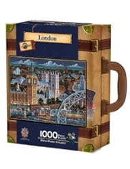 Toy: MasterPieces / Collector Suitcase 1000-piece Puzzle, London - MasterPieces Puzzle Co.