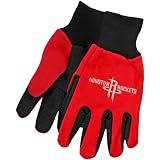 NBA McArthur Houston Rockets Two-Tone Utility Gloves - Red/Black