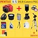 Pentax K-x Digital SLR Camera Kit (Red)
