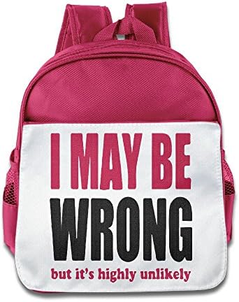 NATY I May Be Wrong But Its Highly Unlikely School Backpacks With Pink For Youth