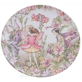 Large Flower Fairy Melamin Plate