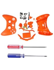 From Amazon.com. Click for details:
 Video Games: HDE Xbox 360 Wireless Controller Shell Buttons Thumbsticks Torx Screwdriver Replacement Case Cover and Tool Kit - Orange - HDE Video Games: HDE Xbox 360 Wireless Controller Shell Buttons Thumbsticks Torx Screwdriver Replacement Case Cover and Tool Kit - Orange - HDE