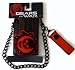Gears of War Red Skull Logo Leather Chain Wallet
