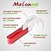 2 Watermelon Slicers Stainless Steel Tong 2 FREE BONUS: Strawberry Huller And Watermelon Recipes E-Book Multipurpose Cutter Corer Server- Kid Friendly Pulp Scoop- By Melloneat