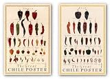 Great Chile Poster Set by Mark Miller 36"x24" Art Print Poster